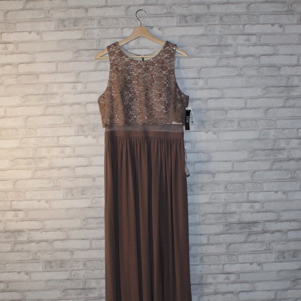 Glamorous Sexy Prom Wedding Sequins 14P 14 NEW NWT